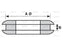 Passa fios Ø1/4'' x 1/16'' Sulco (S.11331)