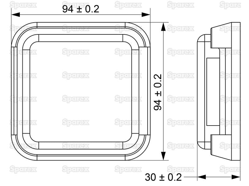 LED Farolim, Esq./Dir., 10-30V (S.113385)