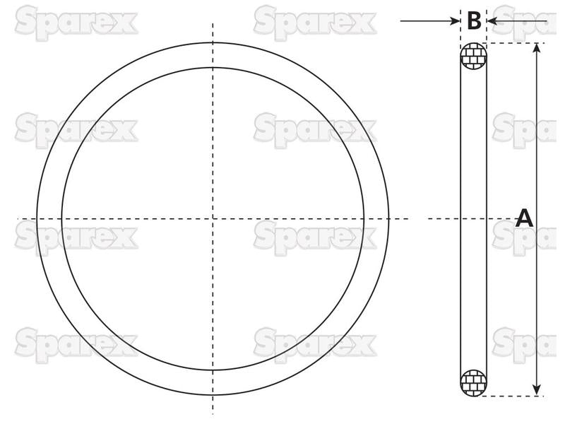 O'Ring 6'' (170mm) (borracha) (S.115045)