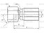 Gates JIC 37° Racord 1/2'' x 3/4'''' Fêmea Straight Swivel (S.116194)