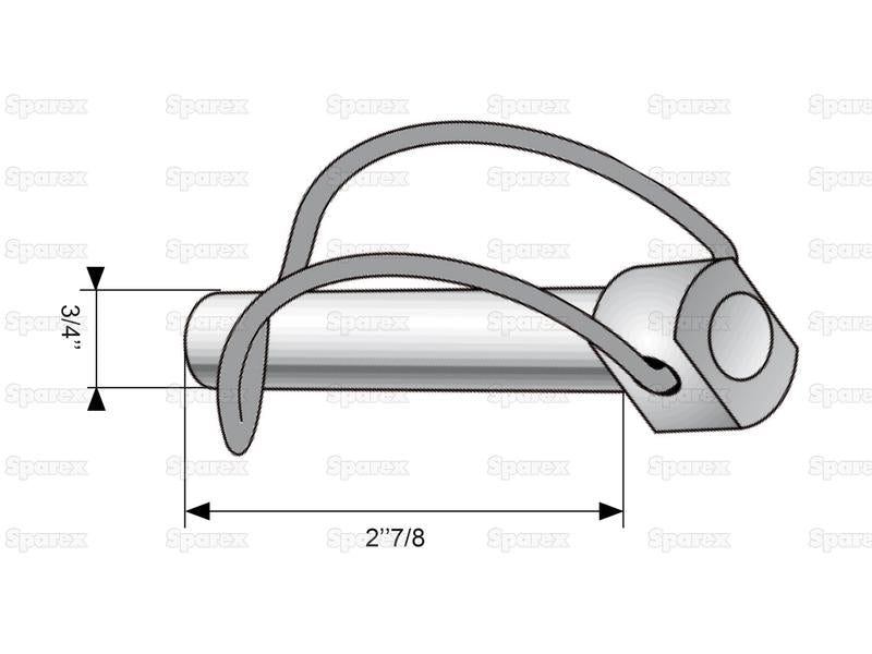 Cavilha estabilizador Ø19mm x 90mm (S.11637)