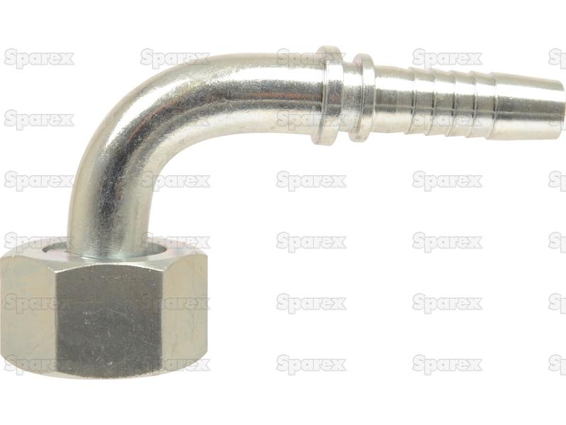 Dicsa Métrica 24°/60° Racord 1/4'' x M16 x 1.5 (10L) Rosca Fêmea 90° Swept Swivel (S.116887)