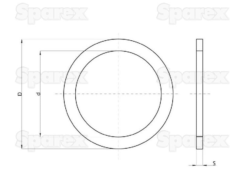 Dicsa Vedação de flange SAE 1/2 (S.116977)