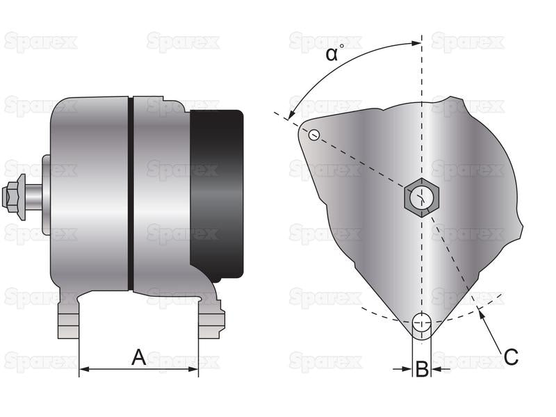 Alternador (Mahle) - 14V, 120 Amps (S.118384)