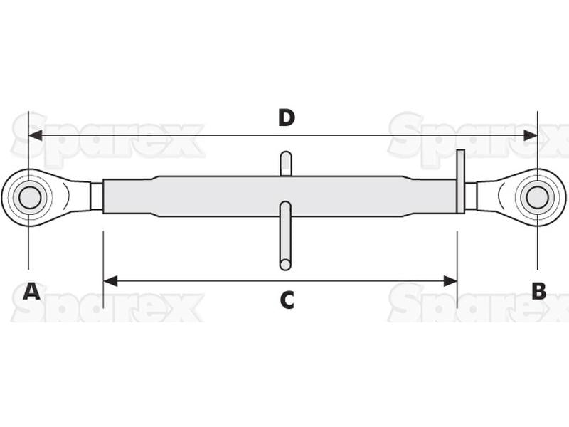 3º ponto (Cat.1/1) Comprimento minimo 622mm (S.11878)