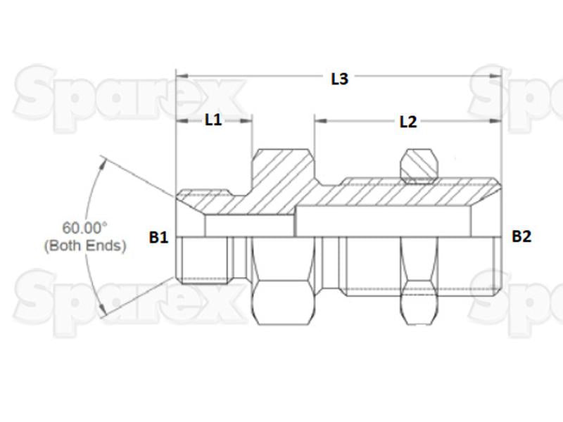 ADPT 1/4''-1/4''BSP BULKHEAD (S.11947)