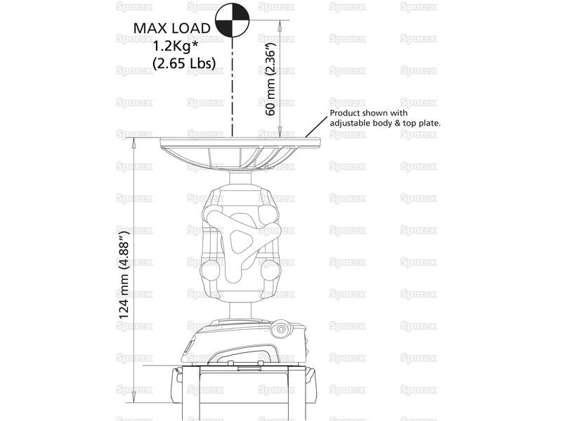 ROKK™ Mini montagem com abraçadeiras (S.119756)