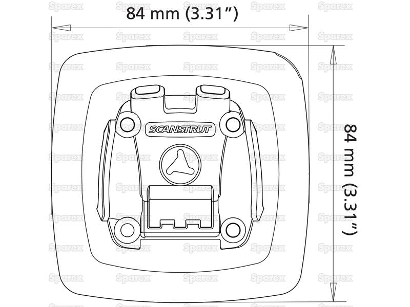 ROKK™ Mini montagem com adesivo (S.119757)