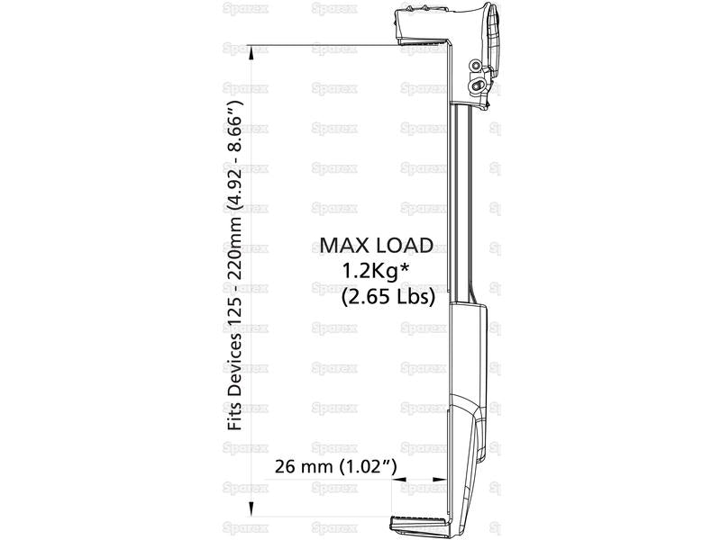 ROKK™ Mini Grampo Para Tablets Universal (S.119759)