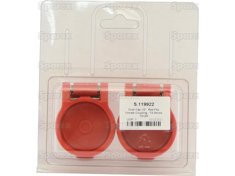 Tampa 1/2'' Vermelho TA12R (2 un Agripak) (S.119922)