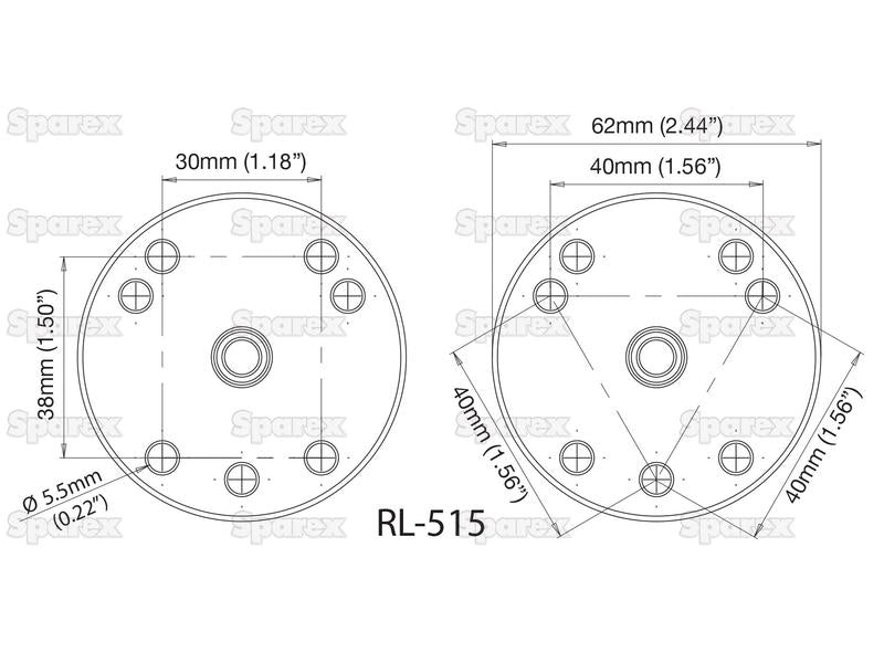 ROKK mini - Suporte AMPS & 3 pontos (S.129512)