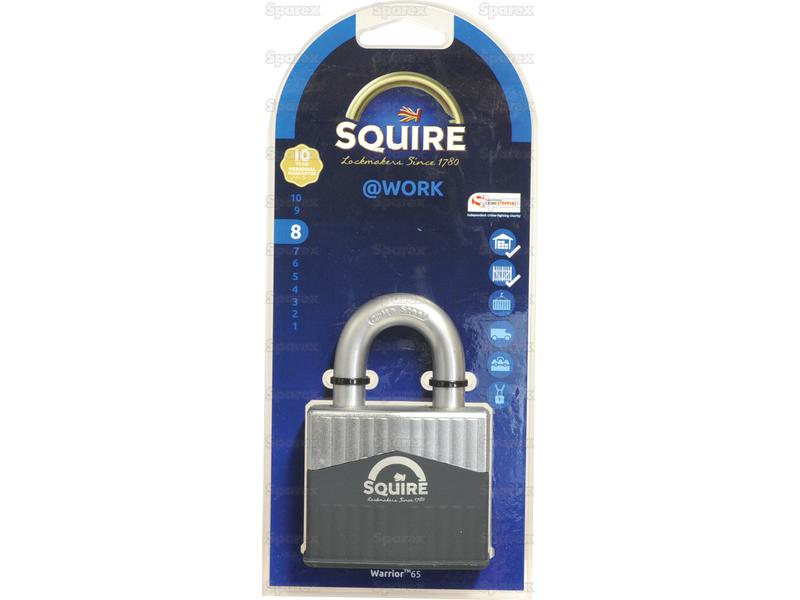 Squire 65 Warrior Padlock, Largura da estrutura em: 65mm (Classificação de segurança: 8) (S.129867)