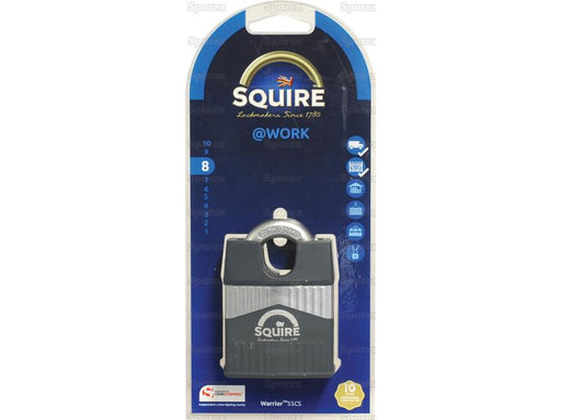 Squire 55CS Warrior Padlock, Largura da estrutura em: 55mm (Classificação de segurança: 8) (S.129871)