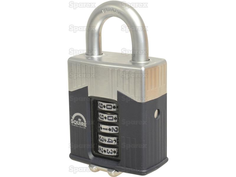 Squire 65 COMBI Warrior Combination Padlock, Largura da estrutura em: 65mm (Classificação de segurança: 8) (S.129872)