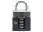 Squire 55 COMBI Warrior Combination Padlock, Largura da estrutura em: 55mm (Classificação de segurança: 7) (S.129876)