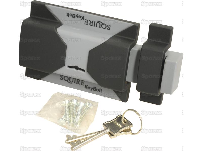 Squire Weatherproof Locking Bolt - Key Operated (S.129877)