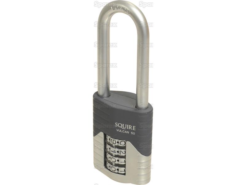 Squire 50/2.5 COMBI Vulcan Combination Padlock, Largura da estrutura em: 50mm (Classificação de segurança: 5) (S.129900)