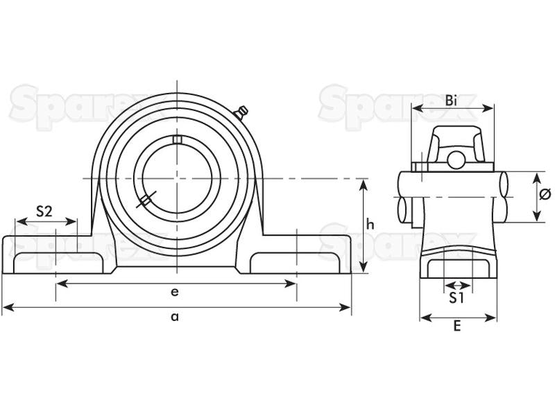 NTN SNR Chumaceira (UCP204) (S.129984)