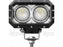 LED Farol (Cree Alta Potencia), CISPR 25: Class 3, 6000 Lumens, 10-60V (S.130030)