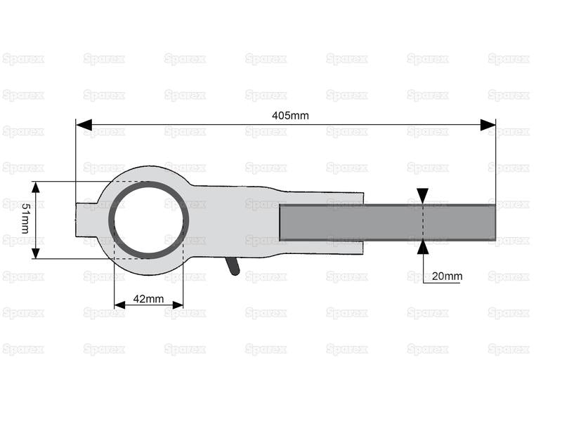 Roquete, Comprimento: 405mm (S.13049)