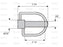 Cavilha estabilizador Ø16mm x 70mm (S.13255)