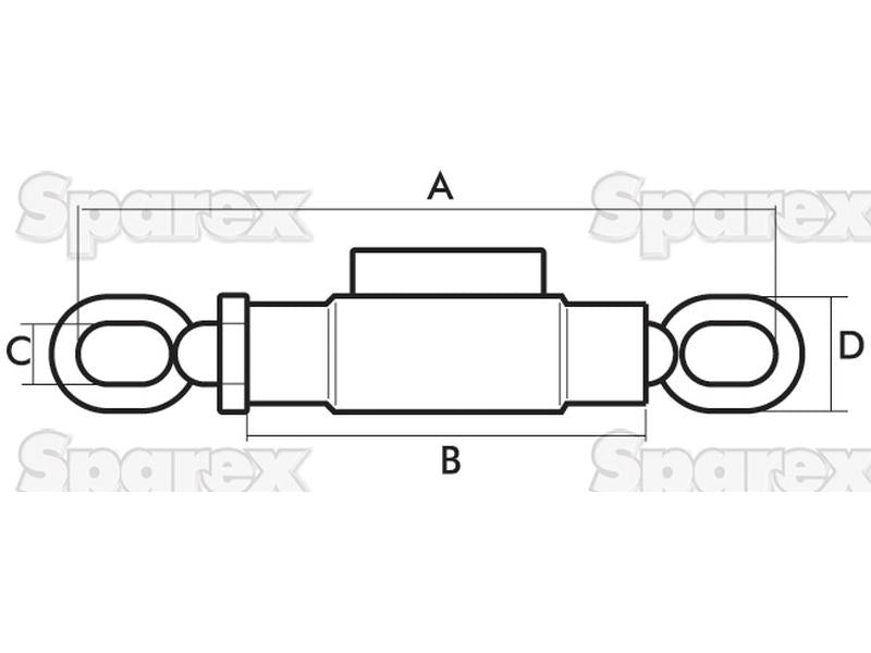 Esticador - Comprimento minimo: 244mm, Comprimento maximo: 335mm - M16x2 (S.13266)