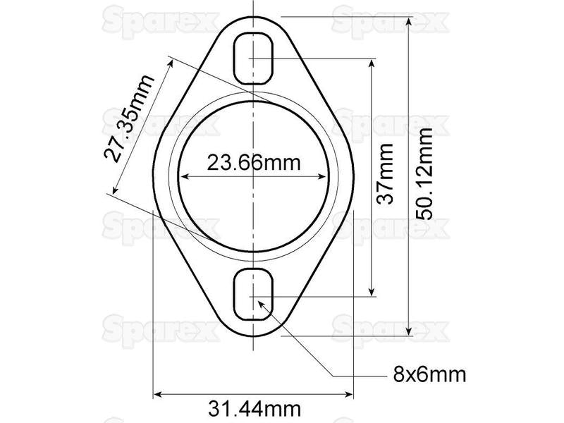 Sparex Kit conecção cabo - Para Sparex 3/8'' & 1/2'' Distribuidor (S.13490)