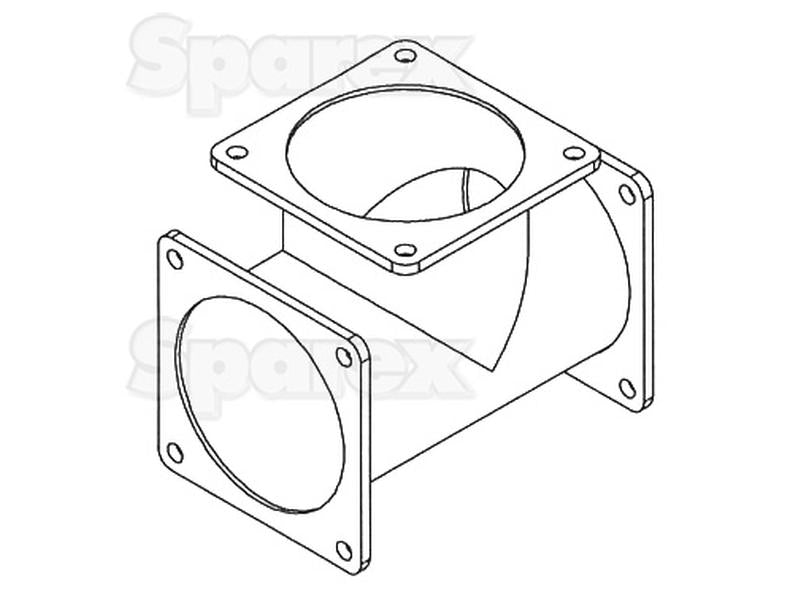 Acoplamento T 6'' (150mm) (galvanizado) (S.136701)