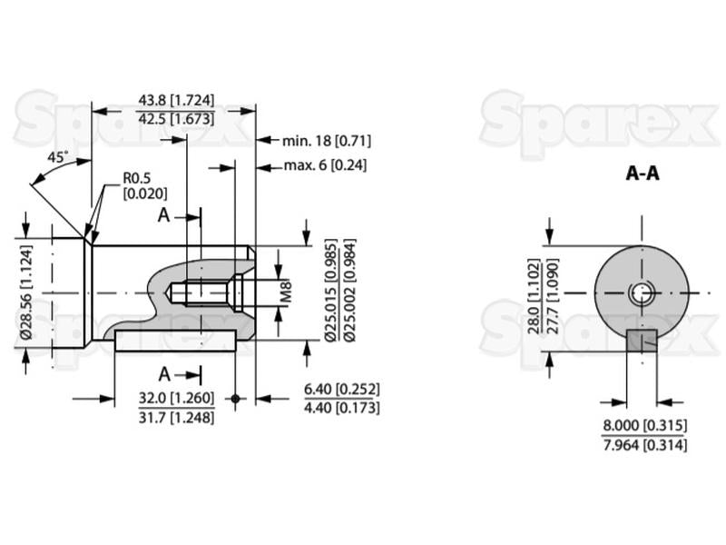 Danfoss Bomba hidráulica OMR80 80cc/rev com 25mm Cilíndrico Tipo de veio (S.137140)