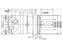 Danfoss Bomba hidráulica OMT200 200cc/rev com 40mm Cilíndrico Tipo de veio (S.137147)