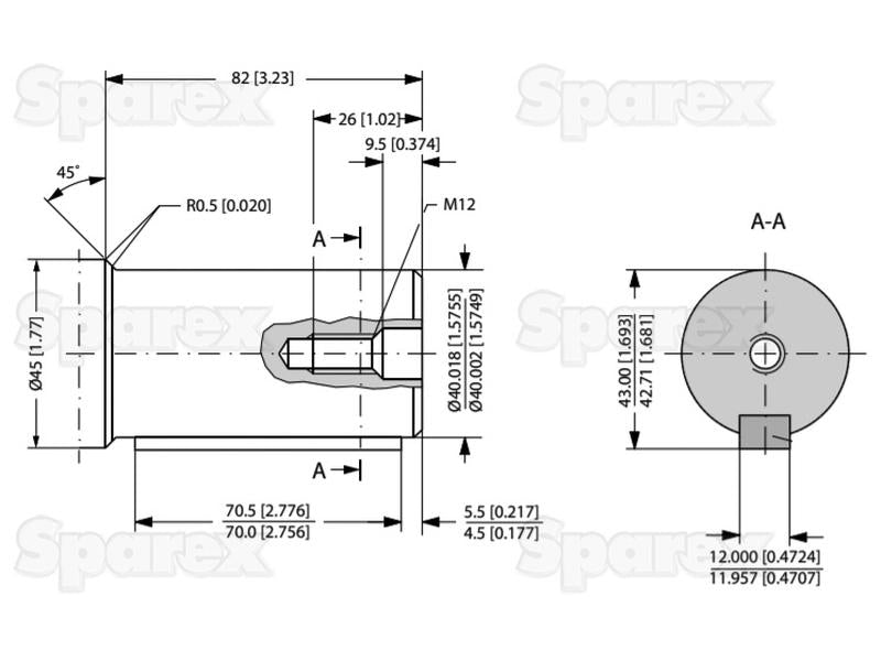 Danfoss Bomba hidráulica OMT200 200cc/rev com 40mm Cilíndrico Tipo de veio (S.137147)