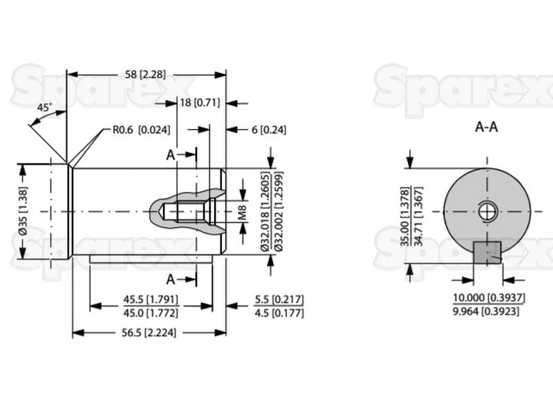 Trale Bomba hidráulica OMS80 80cc/rev com 32mm Cilíndrico Tipo de veio (S.137211)