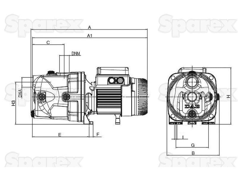 JET 82M Self Priming Pump (S.137751)