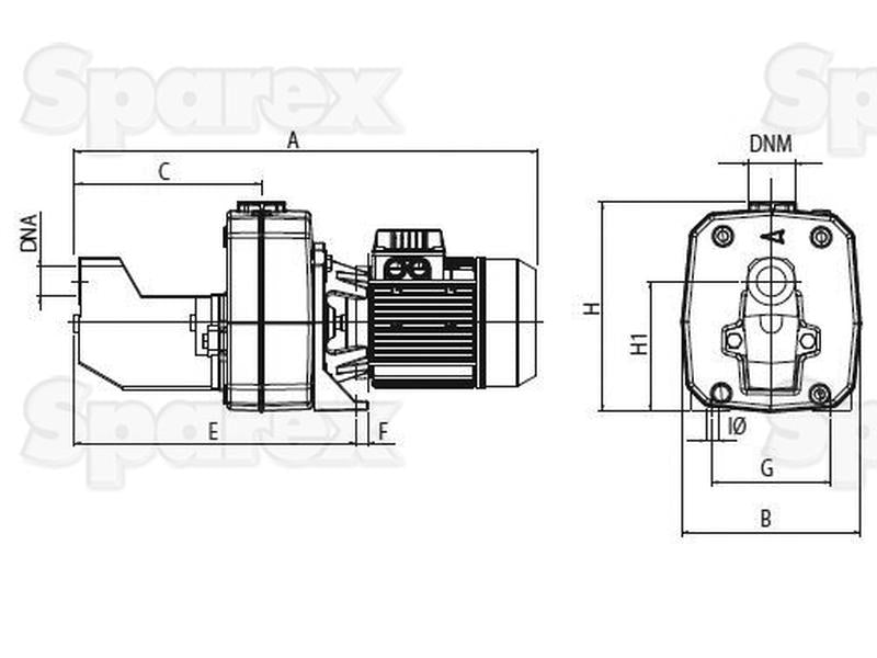 JET 251T Self Priming Pump (S.137754)