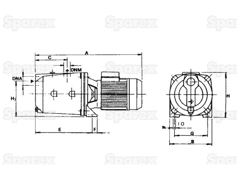 JET 300T Self Priming Pump (S.137755)