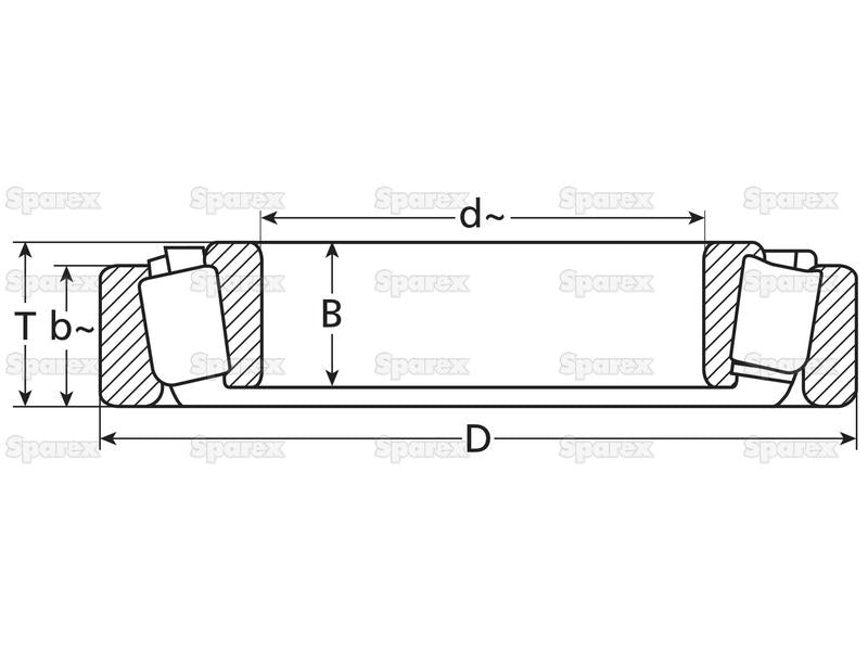 Rolamento JM205149/JM205110 (S.138296)