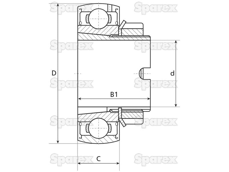 NTN SNR Chumaceira (LK206G2H) (S.138387)