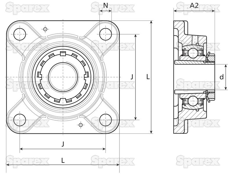 NTN SNR Chumaceira (UKF208) (S.138402)