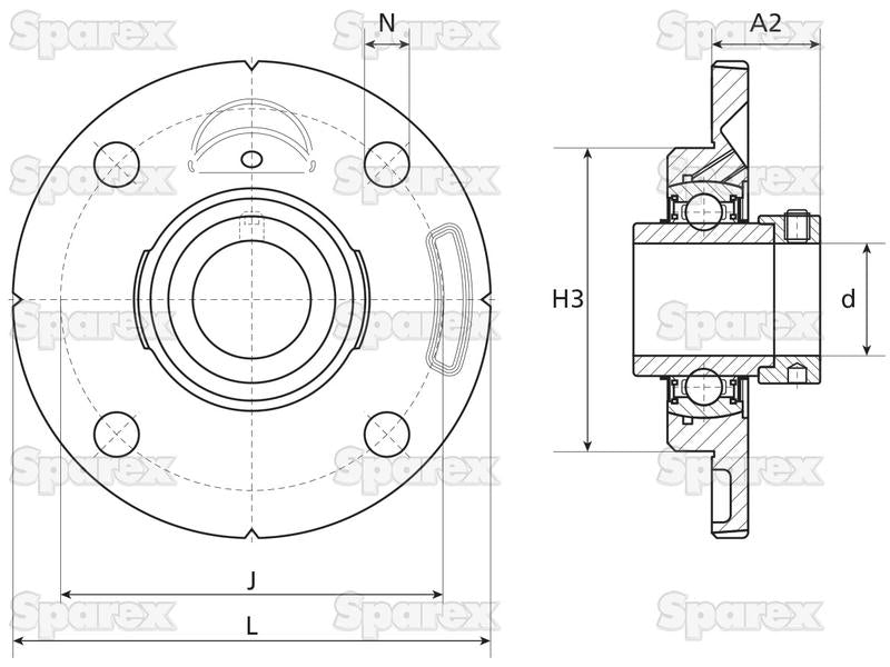 NTN SNR Chumaceira (EXFCE209) (S.138547)