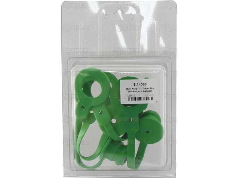 Tampa 1/2'' Verde (4 un Agripak) (S.14066)