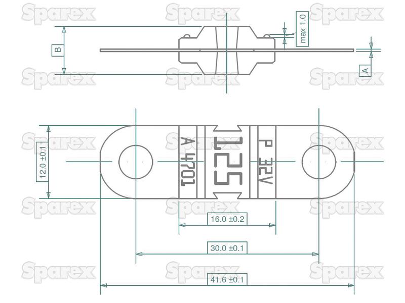 Fusivel Midi 50 Amps (Vermelho) 40x10mm (S.143246)