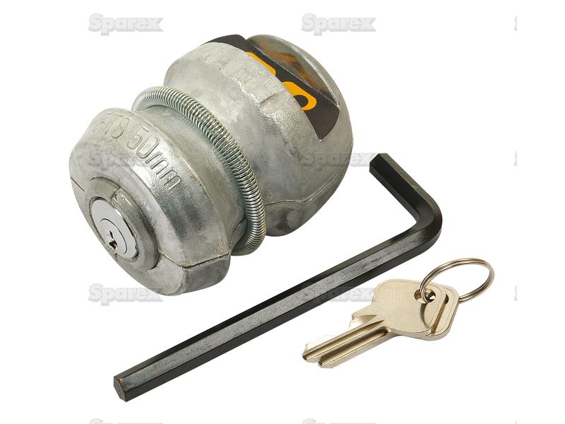 TRAILER HITCH LOCK-C/W KEYS (S.14340)