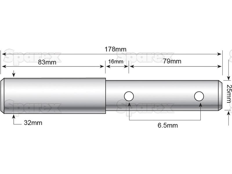 Cavilha - Categoria dupla 25 - 32mm Cat.2/3 (S.14412)