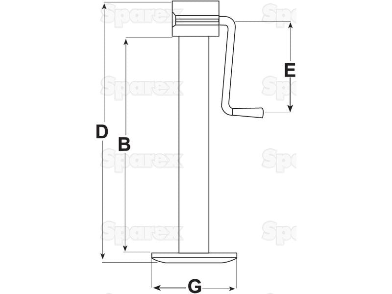 Apoio Reboque 4000Kg (S.14463)