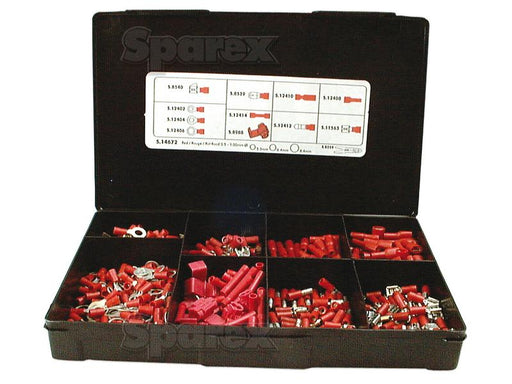 Kit Terminais, Aperto Standard Vermelho (Sortido 430 un) (S.14672)