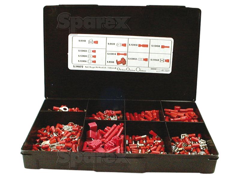 Kit Terminais, Aperto Standard Vermelho (Sortido 430 un) (S.14672)