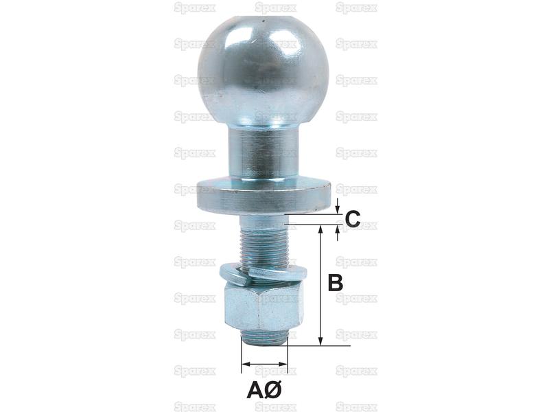 Puxo Reboque, 350Kg (curto (ATV)) (S.14805)