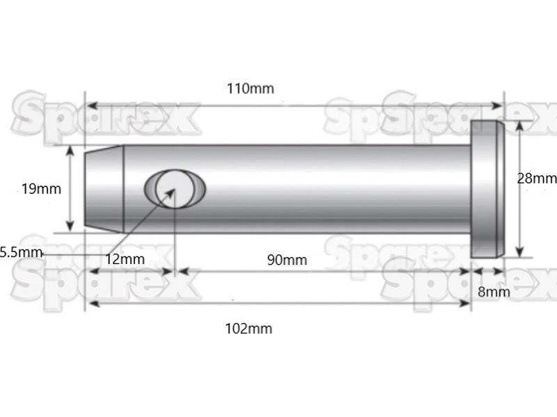 Cavilha 19x91mm Cat. 1 (S.149570)