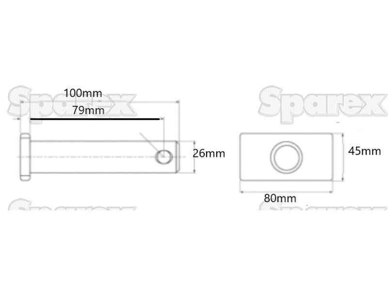 Cavilha 26x79mm (S.149677)