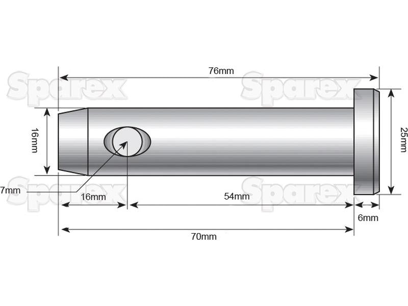 Cavilha 16x54mm Cat. 0 (S.15010)